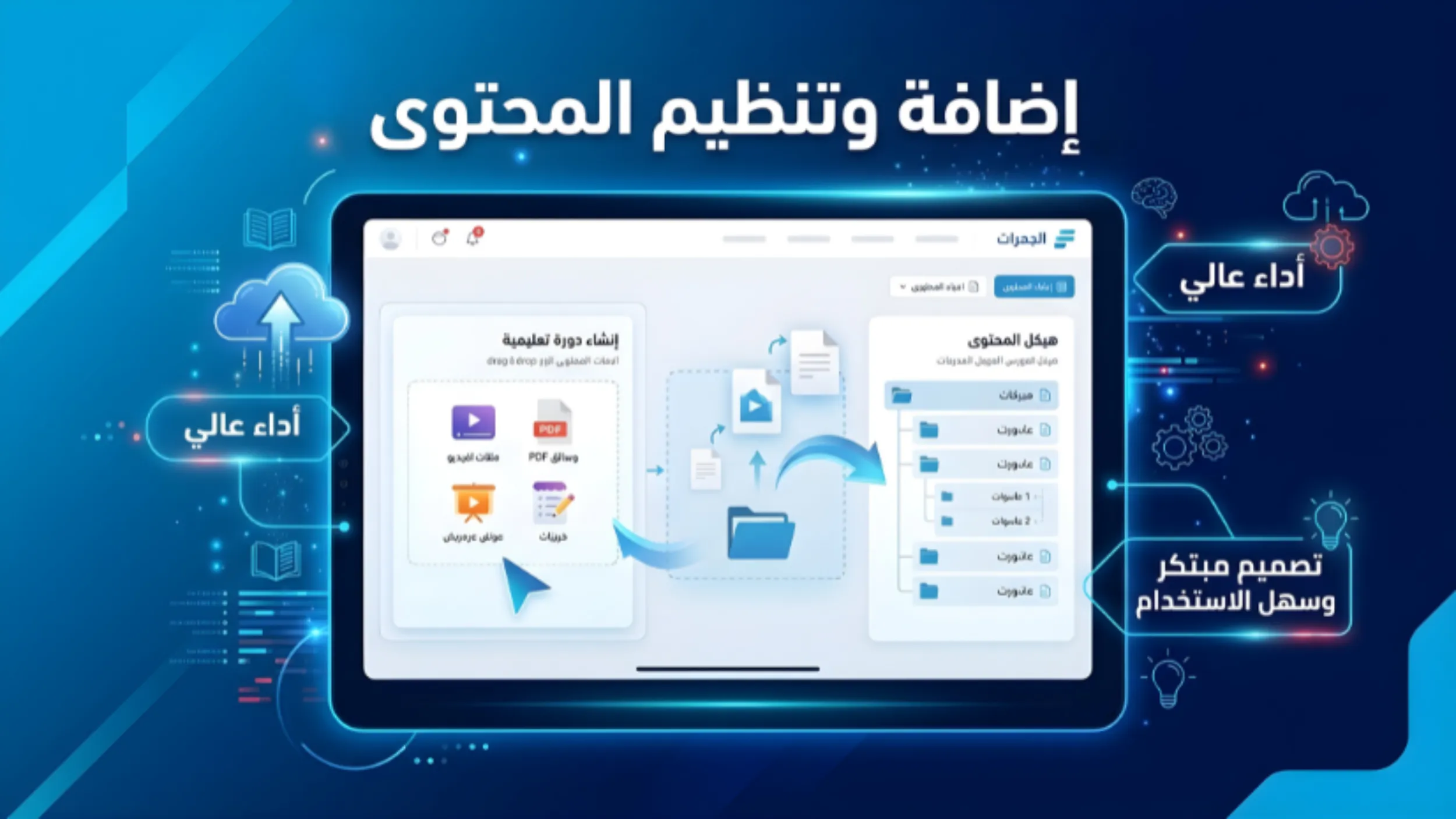 كيفية عمل منصة تعليمية