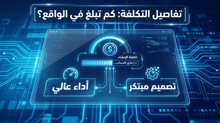 تكلفة انشاء موقع الكتروني