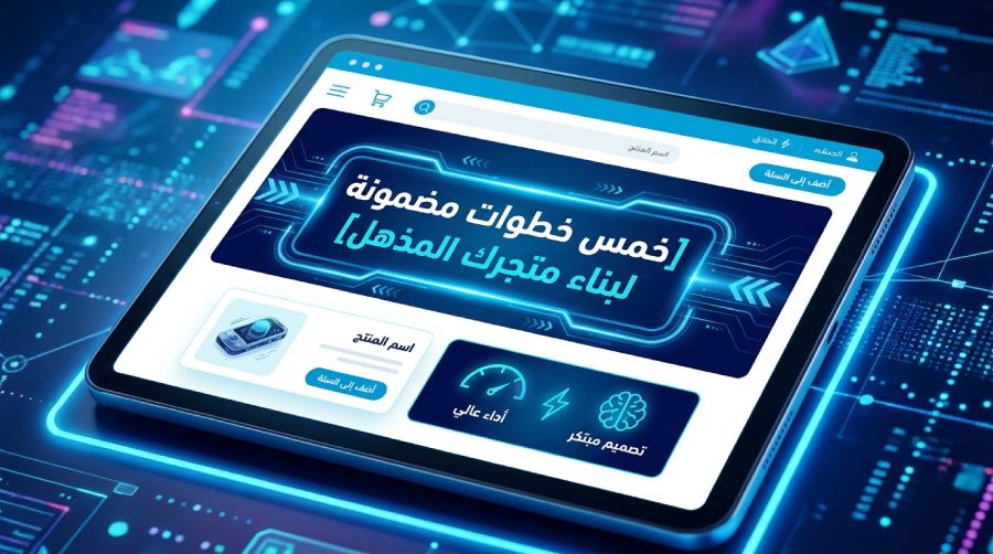 تصميم موقع تسوق الكتروني